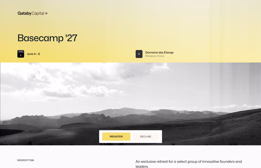 Team Offsite template preview